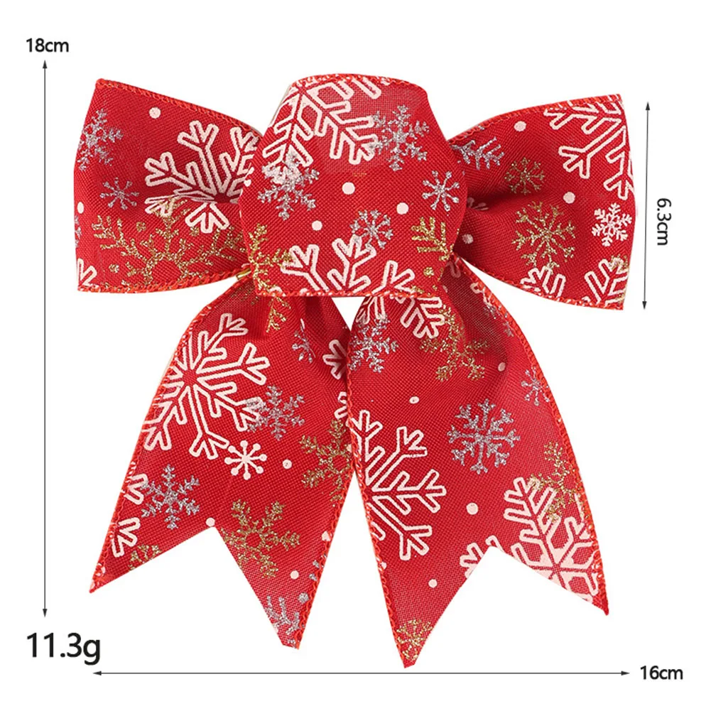 Christmas Tree Bow Christmas Decoration Bow Easy To Attach Firm Material Generous Size Holiday Centerpiece Timeless Design