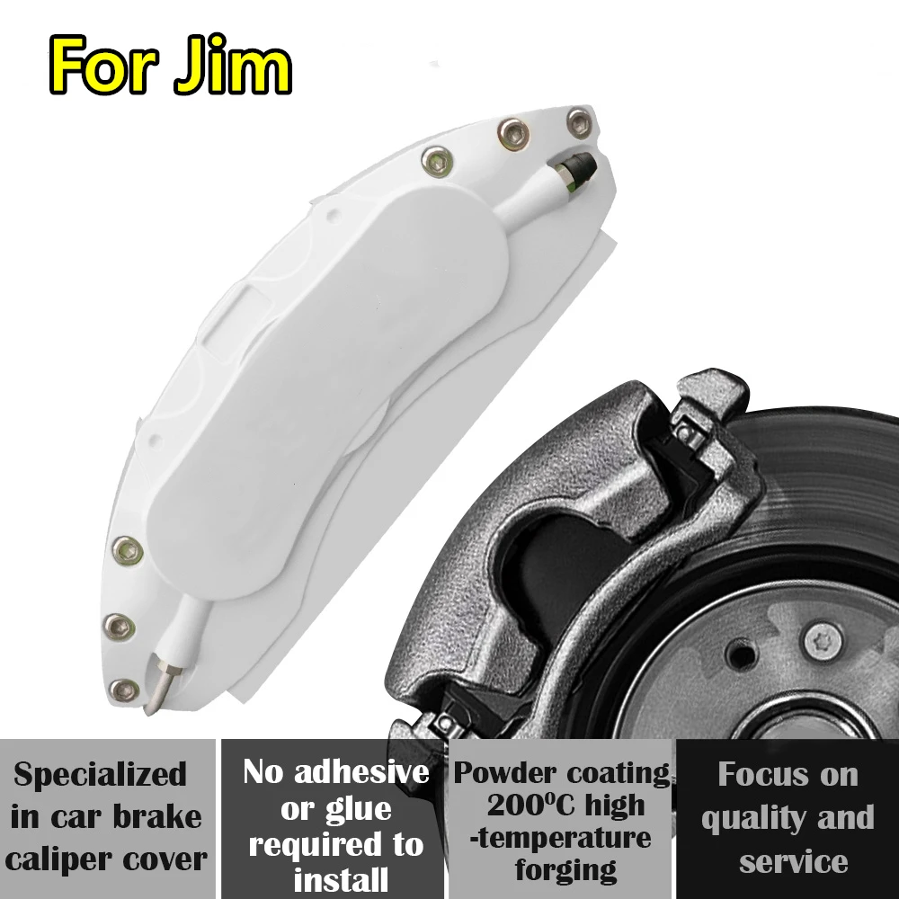 For Isuzu Jim Car Brake Caliper Cover Aluminum Alloy Exterior Kit Fit 2.0T 2.4T 2.5T 2.8T 2.4L 2016 2018 2020 2022 2024