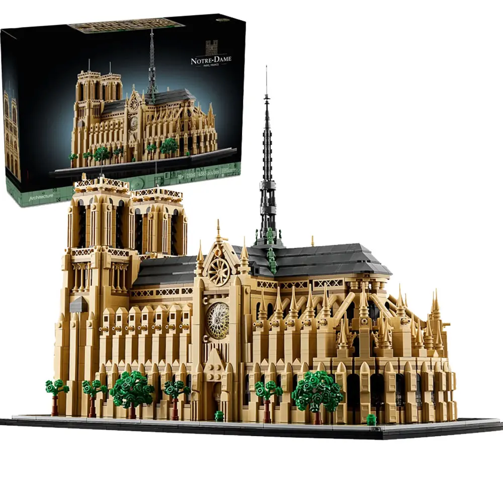 

4383PCS Historical Architecture Notre Dame de Paris Building Blocks Paris Landmark Assemble Bricks Toy Gift For Adult Friend