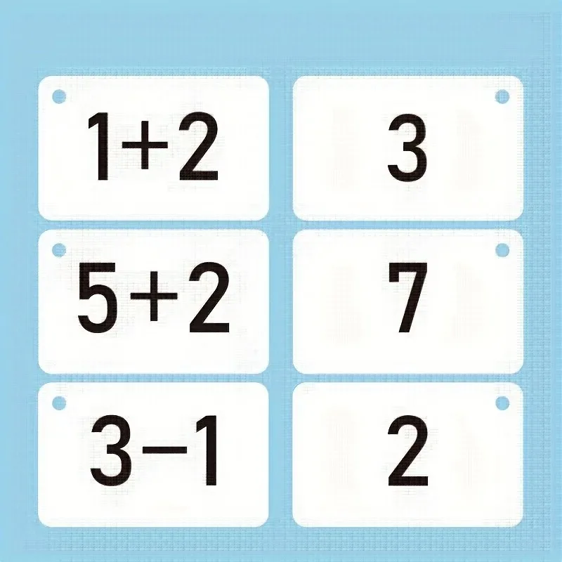 /مع 20 رقمًا، مجموعة بطاقات فلاش الرياضيات 270 قطعة - يتضمن الرموز في حقائق الجمع والطرح - التعلم الممتع للأعمار من 5 إلى 8 سنوات