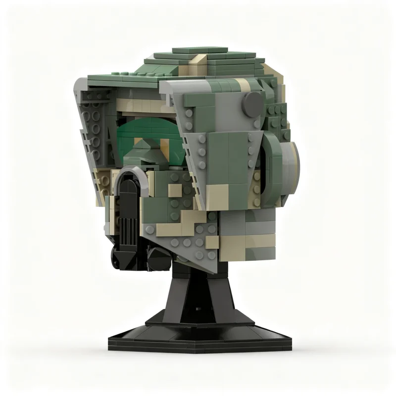 

564PCS MOC Famous Star Movie 41st Legion Scout Trooper Bust Model Custom Puzzle DIY Creative Ideas Kids Toy Birthday Gift Child