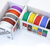 Flexible Silicone Wire 5 Colors in A Box Mixed Kit 30/28/26/24/22/20/18AWG Stranded Cable Electrical Wire Tinned Copper Wire