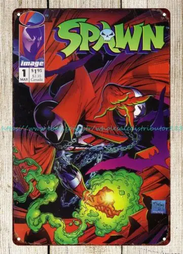 Spawn Comic metal tin sign house of lights home accents