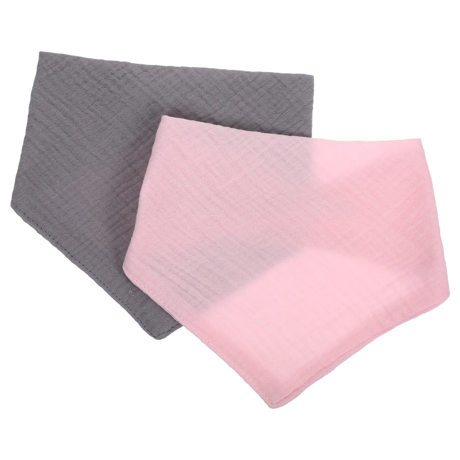 Baberos de algodón para bebé, Bandana Triangular ajustable, Baberos para la dentición, bebés, niños pequeños, Bandana, babero, 2 uds.