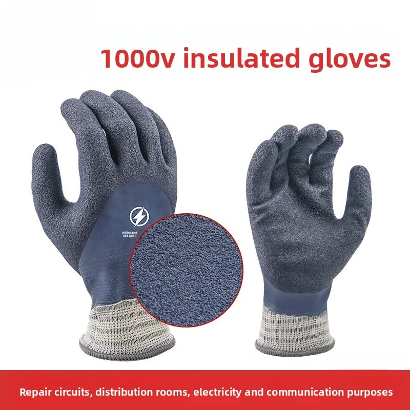 

400V-1000V Electrician Insulating Gloves Withstanding Voltage High Elasticity Touch Screen Glove Safety Protective