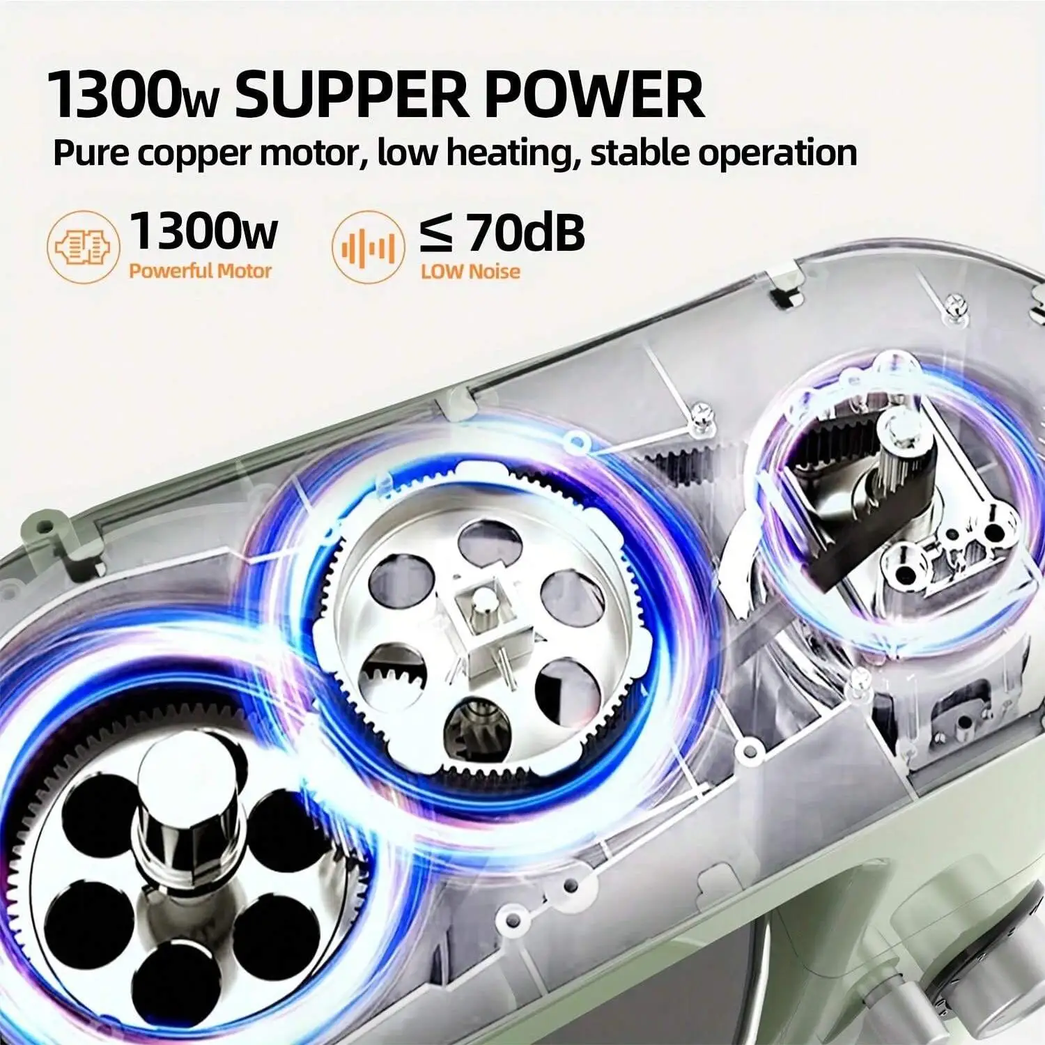 UK Plug,1pc Stand Mixer, 4L Tilt-Head Electric Household Stand Mixer - 1300W 6+P Speed,Food Beater And Butter Beater