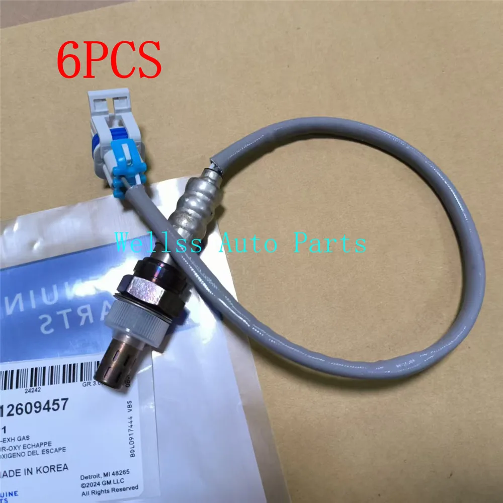 

6PCS 12609457 Air Fuel Ratio 234-4256 Rear Lambda O2 Oxygen Sensor for Chevrolet SILVERADO 3500 6.0L Tahoe Yukon Escalade 5.3L