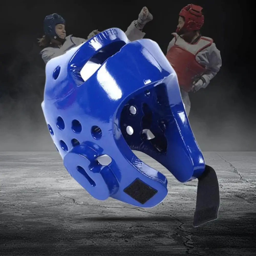 حماية الرأس خوذة التايكوندو والعتاد المحمولة S/M/L كيك بوكسينغ خوذة لمرة واحدة صب مادة البولي يوريثان خوذة الكاراتيه شرارة