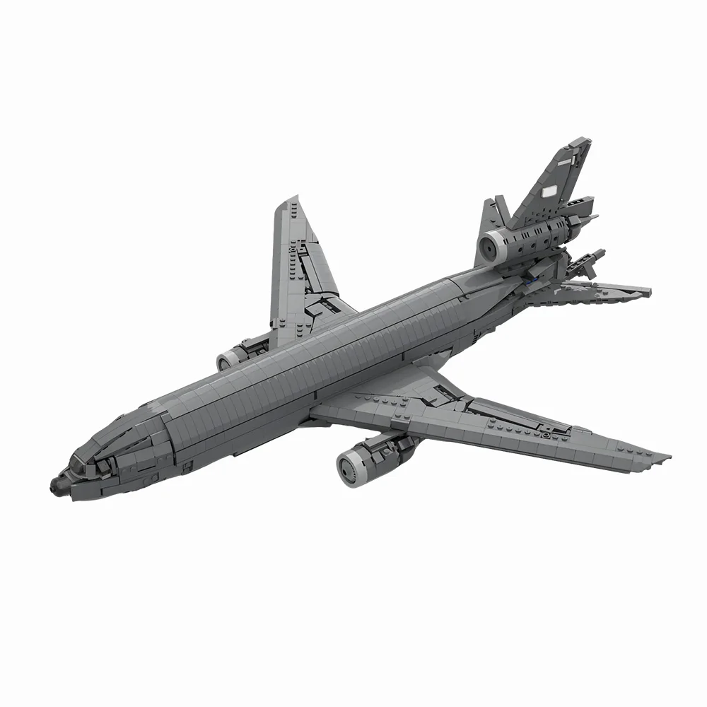 

Конструктор Gobricks MOC: Модель танкера KC-10, военный самолет-транспортник США KC-10 Extender, развивающие игрушки для сборки, подарки на день рождения для детей