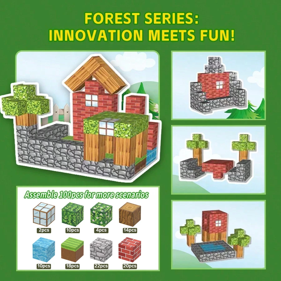 STEM Montessori Sensory Building Cubes 2