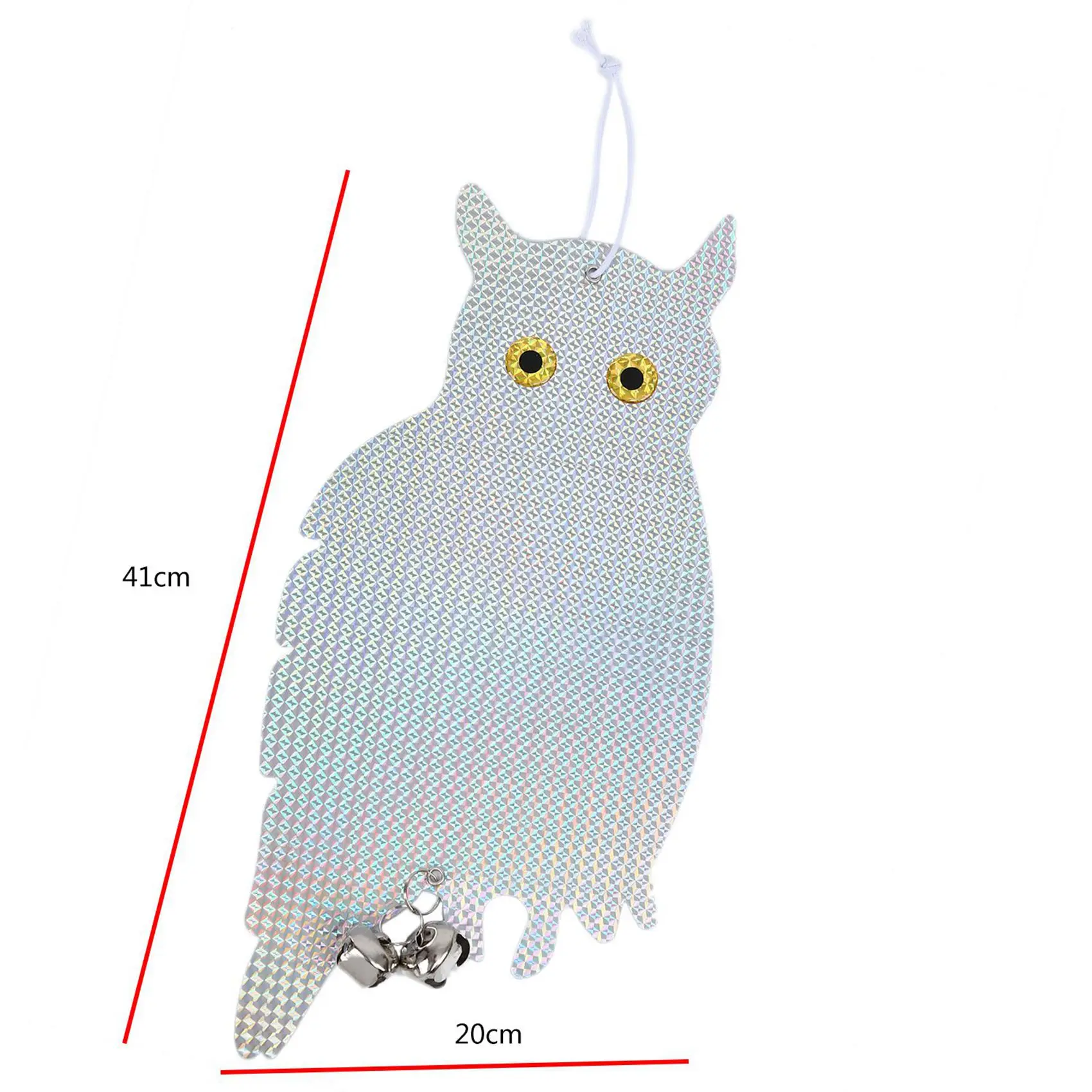 ABKJ-2X Garden Decoration Bird Repellent Owl Scarecrow Reflector