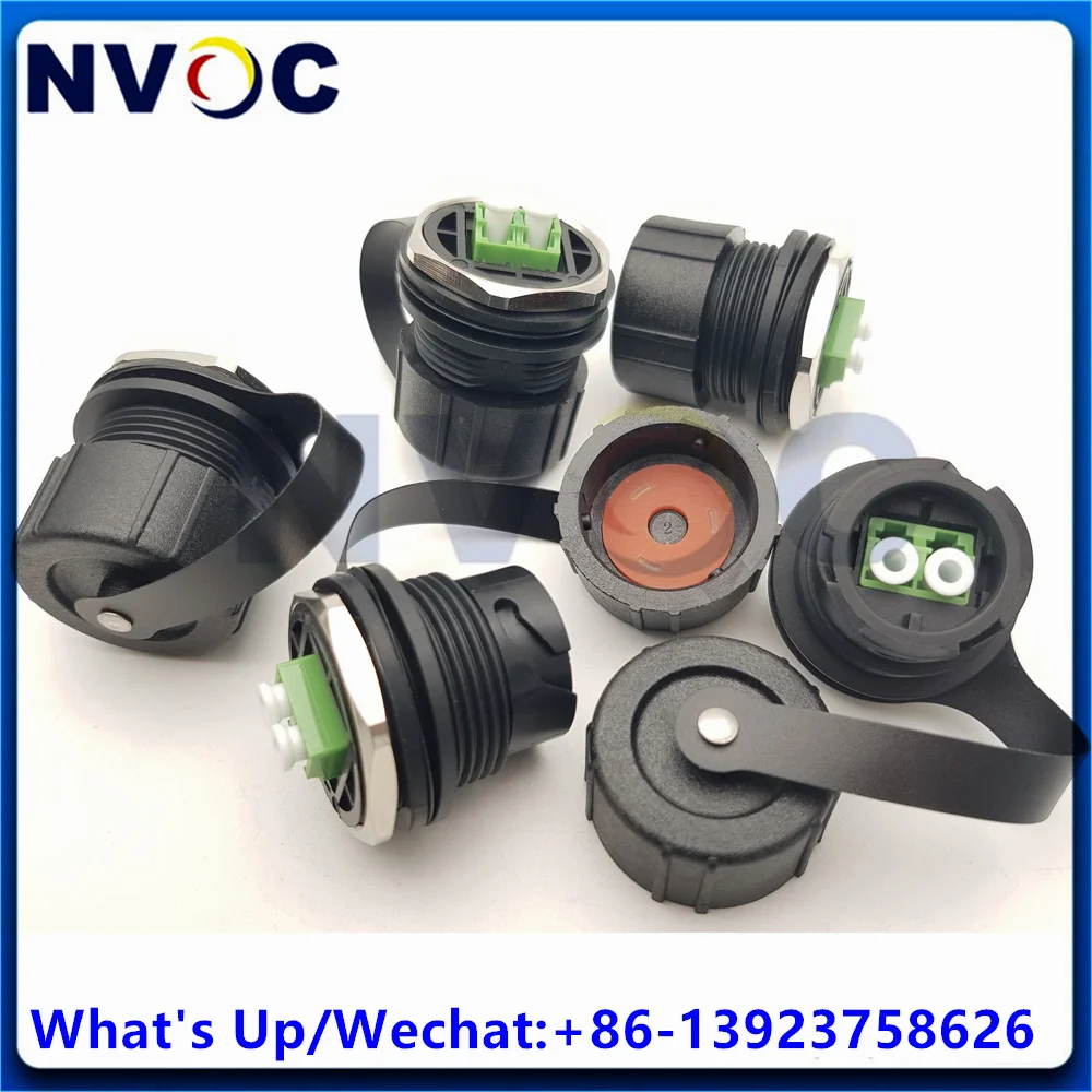 

10 шт. уличный IP67 ODVA-LCAPC TE SM дуплексный LC оптоволоконный адаптер с пылезащитной крышкой, оптоволоконный адаптер ODPVA Dual MM LCUPC APC