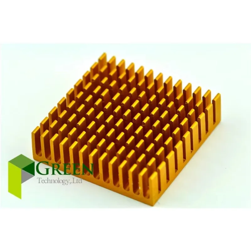 

pa 10 шт. 40 мм 4 см 40*40*11 мм алюминиевый радиатор чип охлаждающий кулер для видеокарты северный и южный мост радиатор