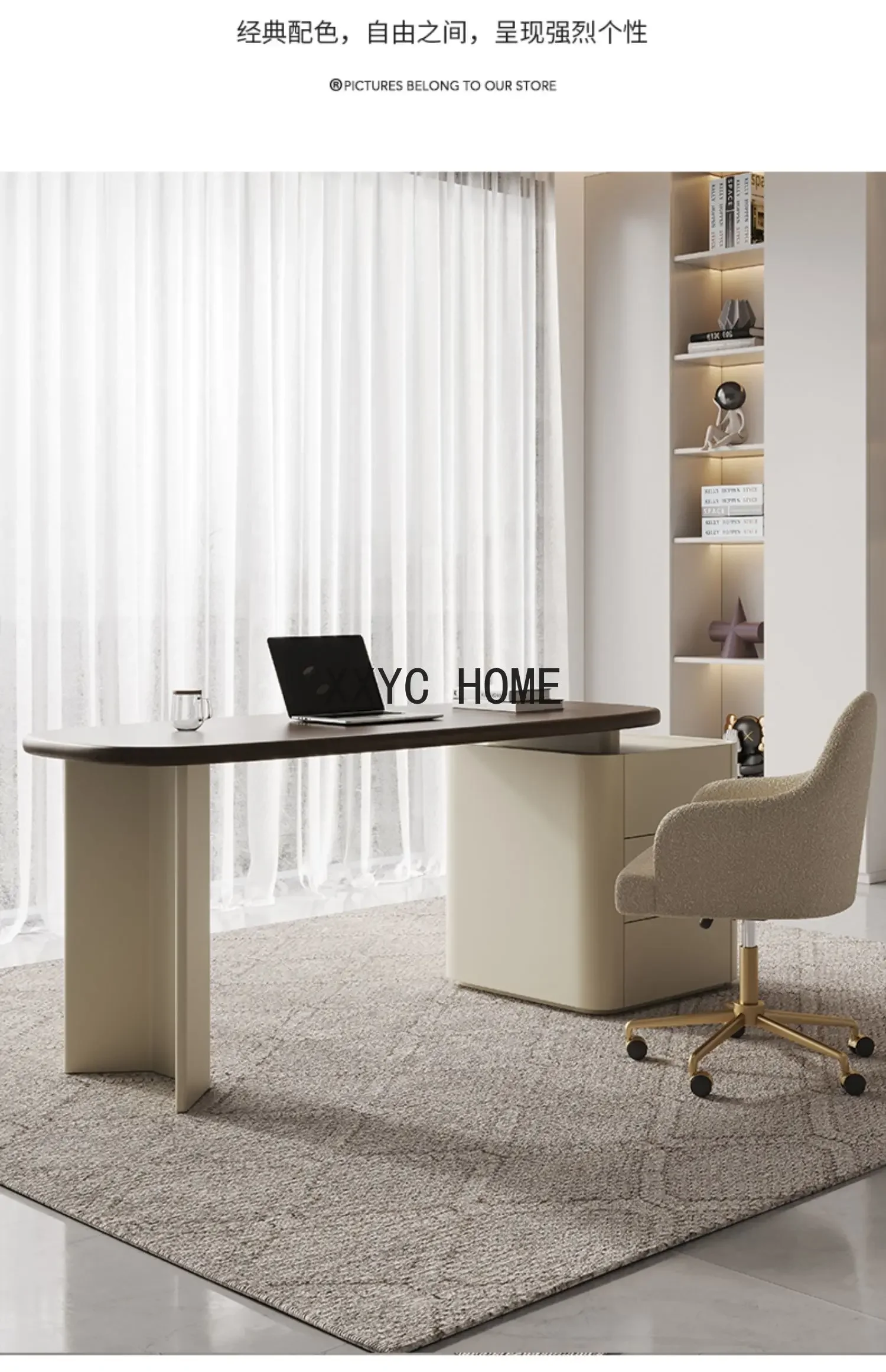 Italian Minimalist Desk Modern Minimalist Study Home Desk Designer Computer Writing Desk