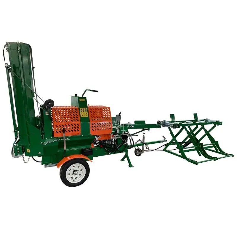 Batch Processing Special Hydraulic Wood Splitter Continuous Feed Firewood Splitting Machine For Firewood Factory Mass Output