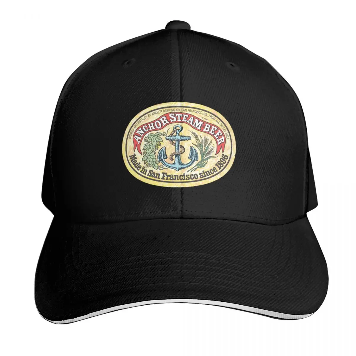 Anchor Steam Beer Baseball Cap New In The Hat Hip Hop Uv Protection Solar Hat Christmas Hat Women's Beach Men's