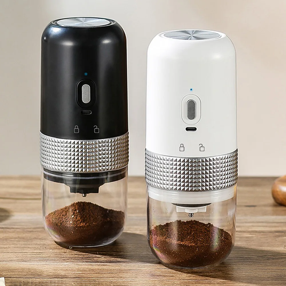 

JJYY Electric Coffee Bean Grinder Wireless Mini Coffee Bean Rechargeable Espresso Spice Grinder Home Kitchen Office Travel 1PC