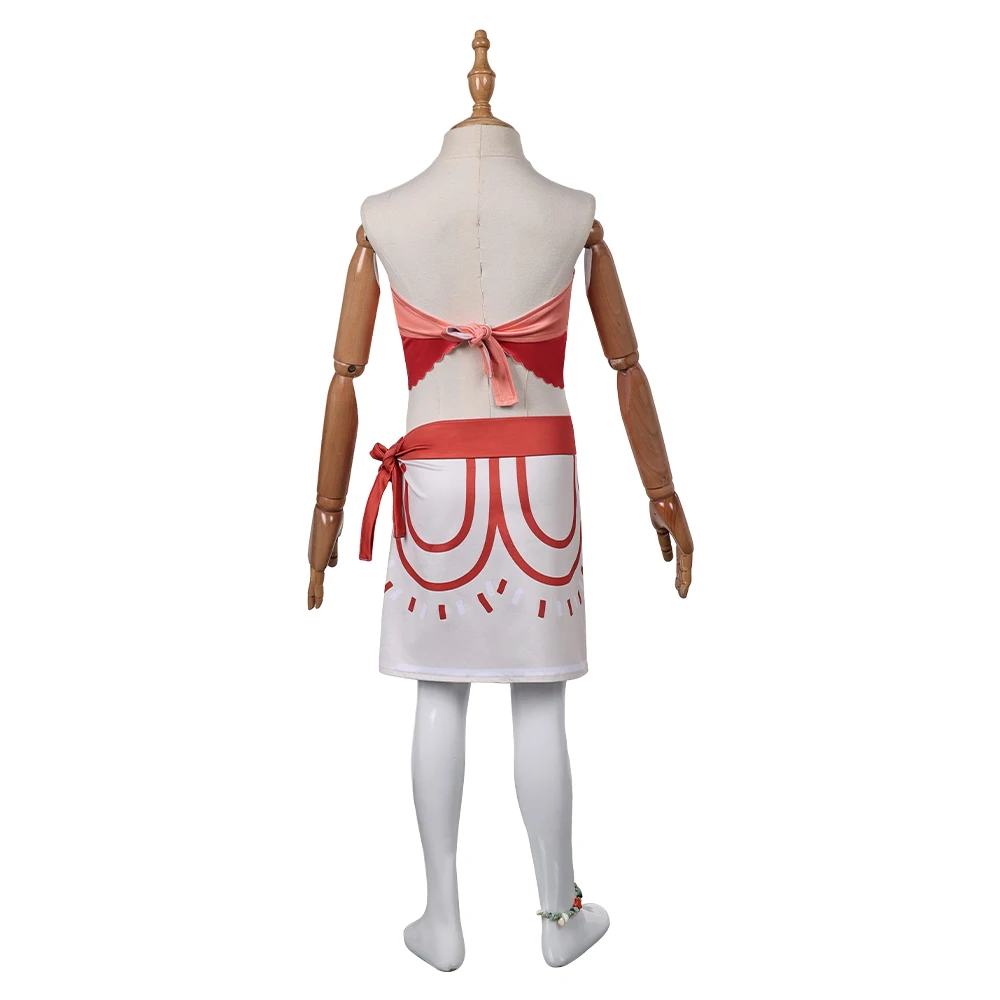 Kids Simea Cosplay Costume Children Girls Top Skirt Performance Clothing Ankle Bracelet Outfits Halloween Carnival Party Suit