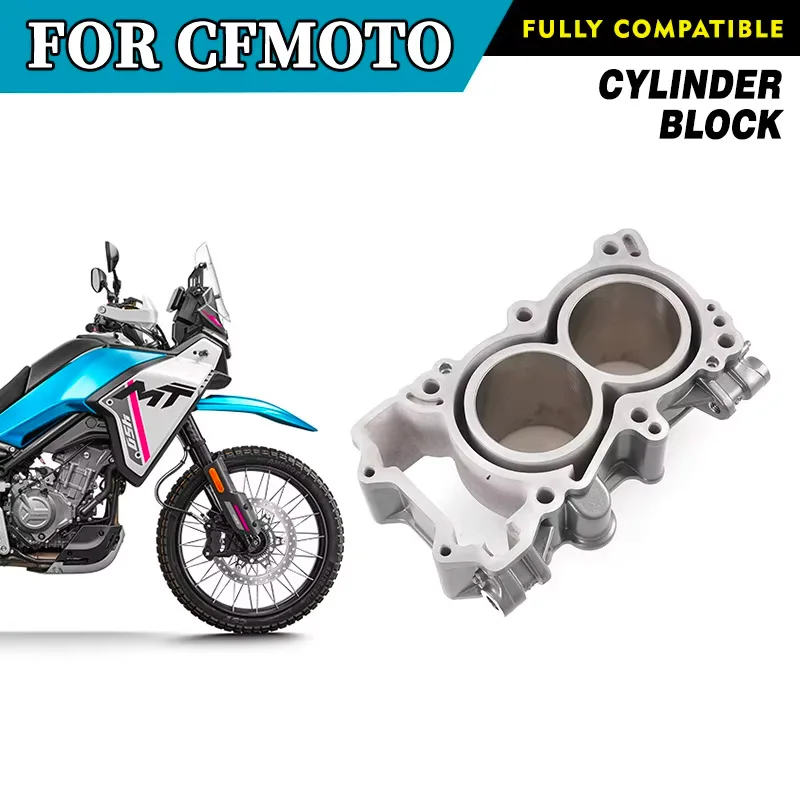 Blocco Cilindro per CFMOTO 450MT, Verniciato a Polvere Grigio Power CF450 CF400-8-8A MT450, Accessori Moto, Parti Originali