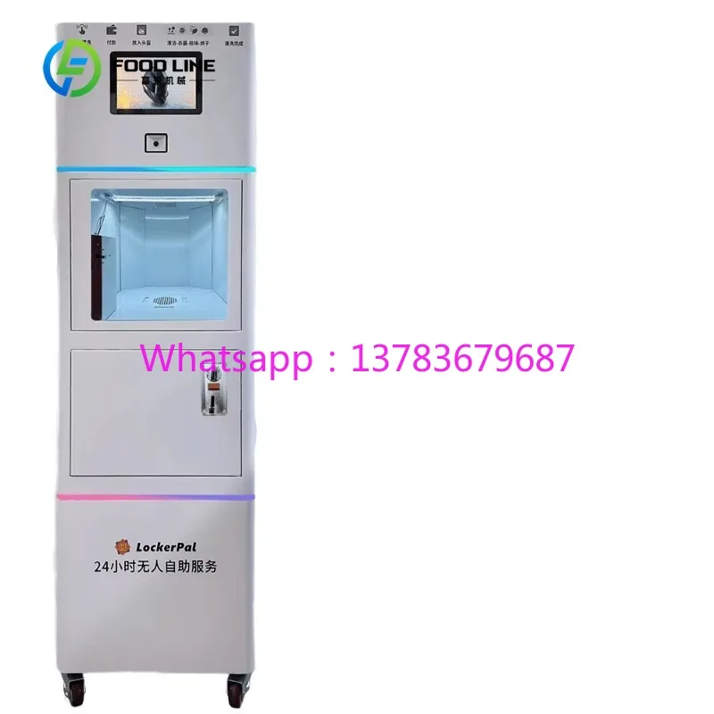 Customized Self-Service Racing Motorcycle Helmet Cleaning Machine Vending Cabinet Safety Sterilization Function