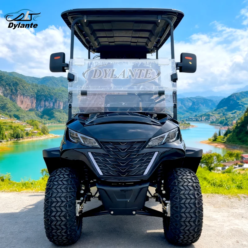 

Современный модный электрический внедорожный гольф-кар 60В, 4-местный, с дисковыми тормозами на 4 колесах, на литиевой батарее, новый дизайн 2026 года, с сертификатами CE DOT