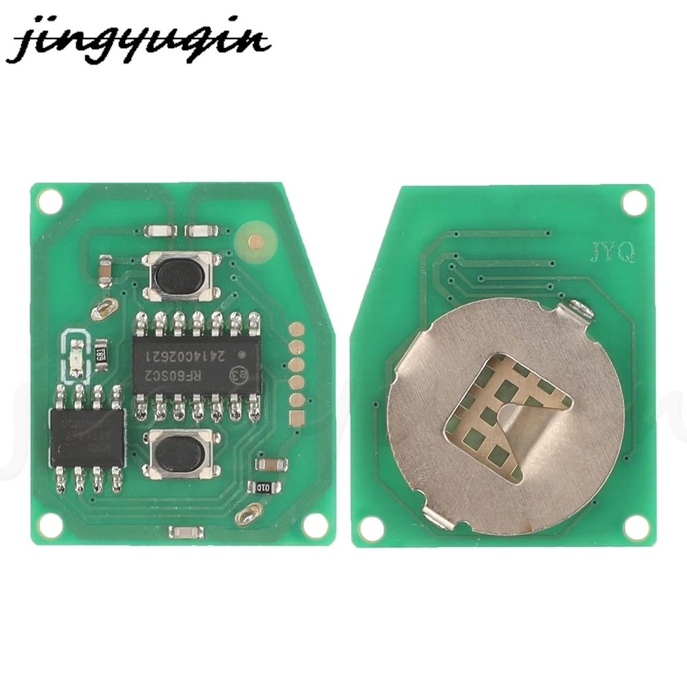 jingyuqin 2Buttons Remote Keyless Entry Car Key 433Mhz ID48 Chip For VW Fox 2006-2008 Citi Golf 2003 4Z0959753C Aoto Fob Control