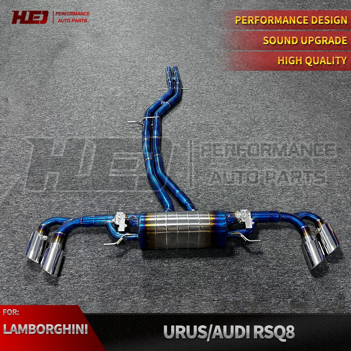 

Performance Titanium Valvetronic Catback Exhaust System for AUDI RSQ8 4.0 2018-2023 Premium Exhaust Pipes