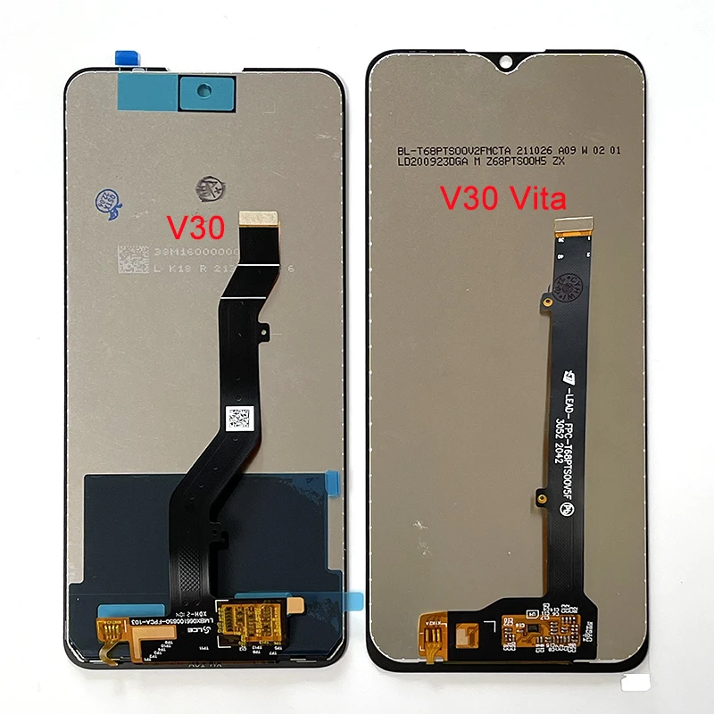 Original For ZTE Blade V30 V9030 V30 Vita 8030 LCD Screen Display Frame Touch Screen Digitizer For ZTE Blade V2020 Smart 8010