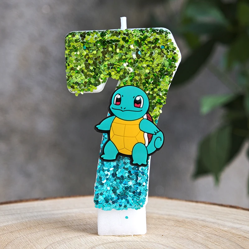 Süße Pokemon Monster Kerze Kinder Geburtstag Kuchen Dekoration Cartoon Anime Figur Liefert Party Zubehör Weihnachtsgeschenke