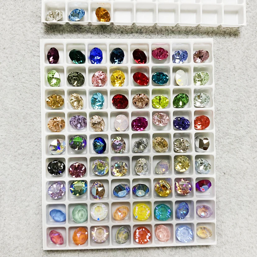 10 قطعة 5 مللي متر بريق Xirius كريستال زجاج الراين عابث الألوان مسمار حُليات المجوهرات صنع الخرز لتقوم بها بنفسك مسمار الفن الديكور