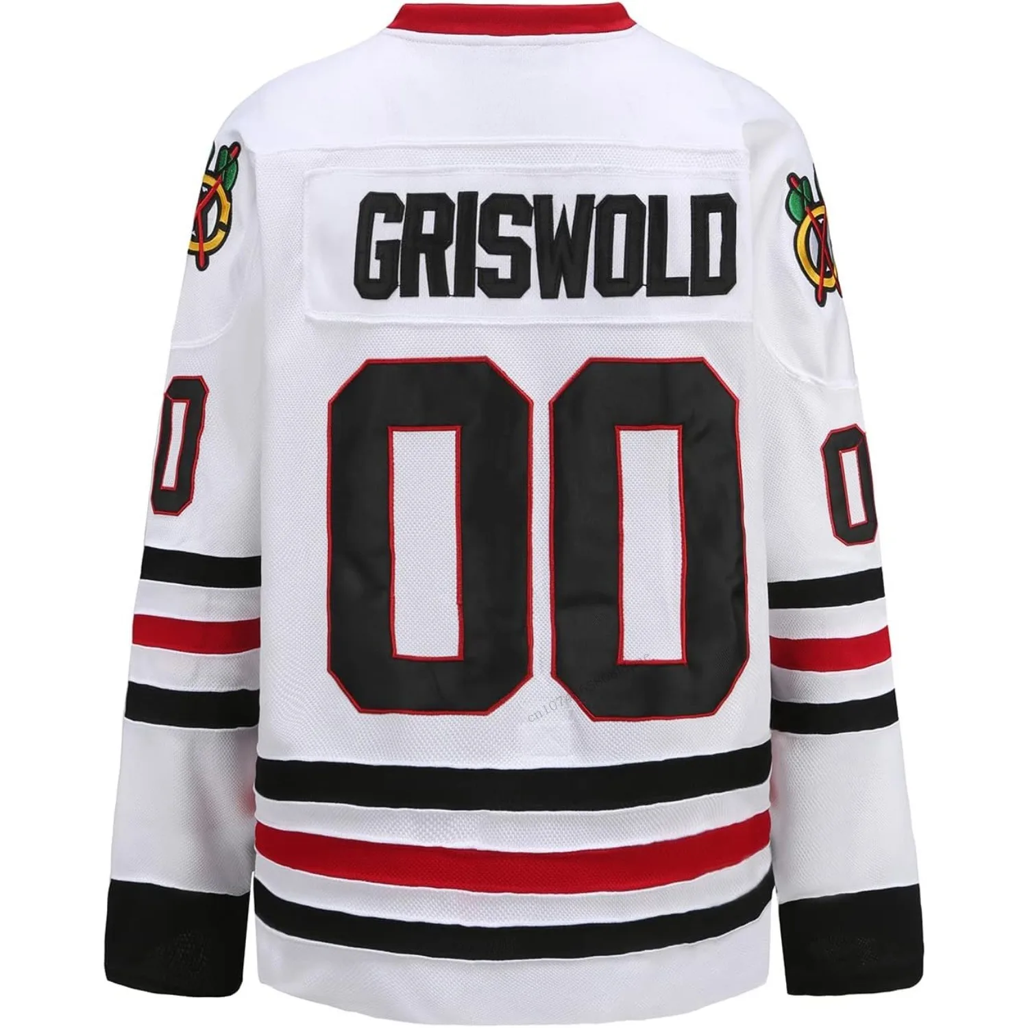 Clark Griswold #00 Movie Hockey Jerseys Stitched Letters and Numbers S-XXXL