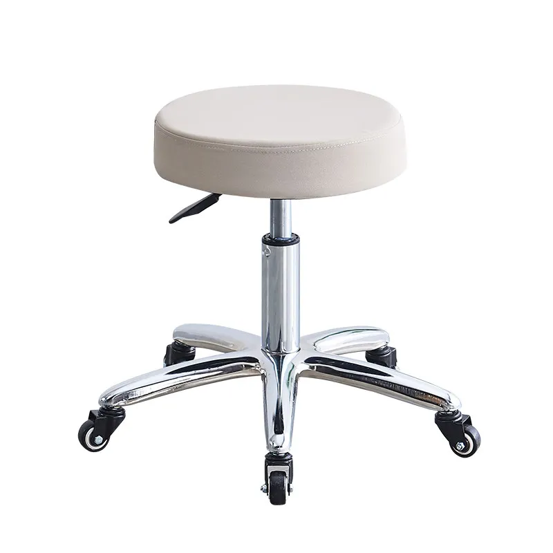#Bar Counter Chair Height Adjustable Rotating Stool 5-Star Base for Home High-Top Front Desk Cashier Beauty Hairdressing