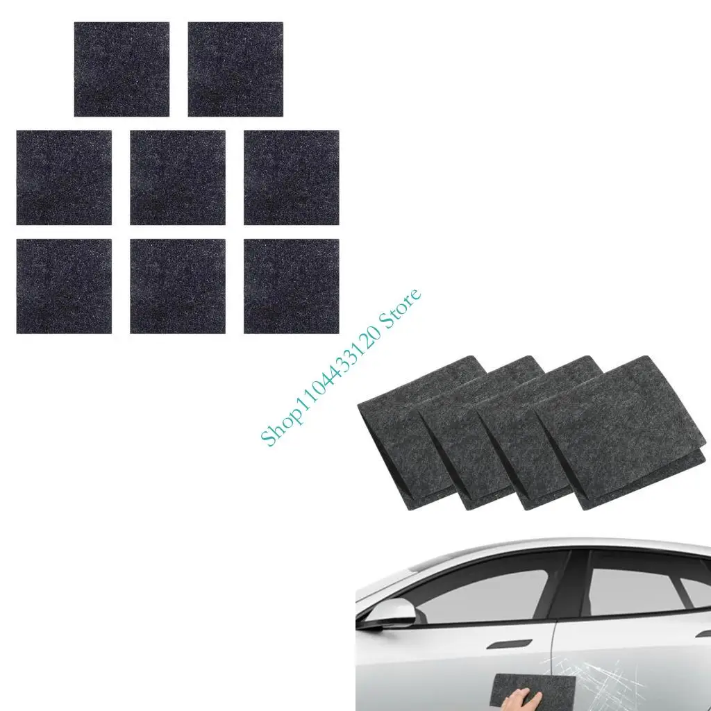 

0XXD Многоразовые чистящие салфетки с блестками для краски для ремонта царапин на автомобиле