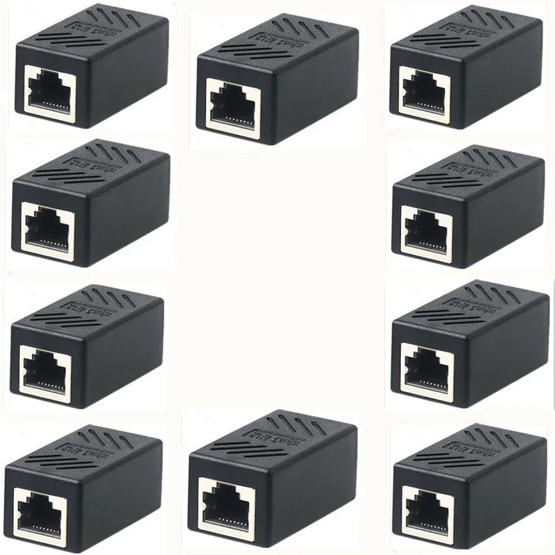 

Ethernet Cable Extender,RJ45 cat 5 cat 6 cat6a Coupler, Extender Connector - Ethernet Coupler Female to Female