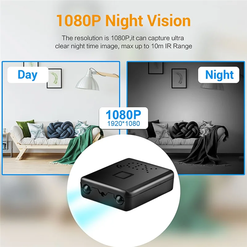 4K Full HD 1080P Mini Ip Cam XD WiFi Night Vision Camera IR-CUT Motion Detection Security Camcorder HD Video Recorder SQ