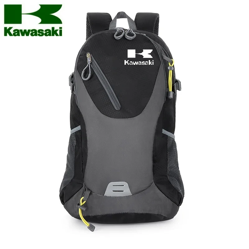 

New Large Capacity Racing Travel Men Waterproof Motorcycle Backpack Bag for Kawasaki Ninja400 ZX6R ZX-6R ZX 6R KX65 KX85