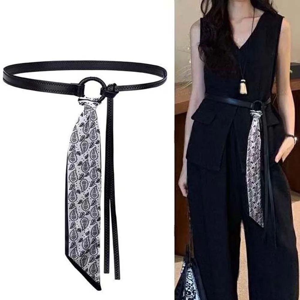 

Ремень в этническом стиле с принтом под кешью, регулируемый, в богемном стиле, ретро-жаккардовый пояс из полиуретана и полиэстера, с дизайном в виде шелкового галстука, для брюк