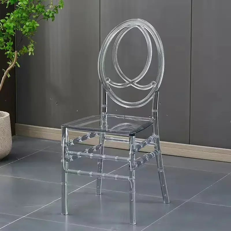 Wholesale New design Plastic Crystal Event Party Wedding Acrylic Clear Phoenix Chairs Hotel Chair banquet Wedding chair