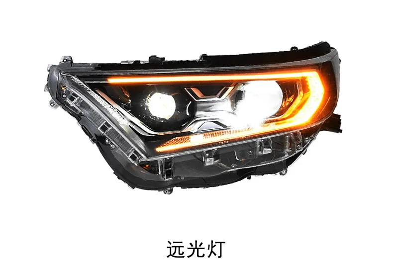 car bumper headlamp for Toyota RAV4 headlight ALL IN LED 2020~2023y car accessories head lamp for Toyota RAV4 fog light