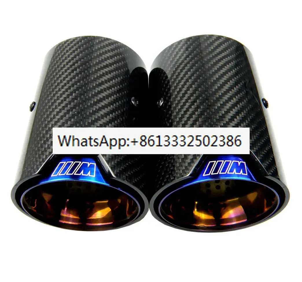 

1 Piece Burnt Blue Carbon Fiber Exhaust Tip Muffler / M Performance exhaust pipe M2 F87 M3 F80 M4 F82 F83 M5 F10 M6 F12