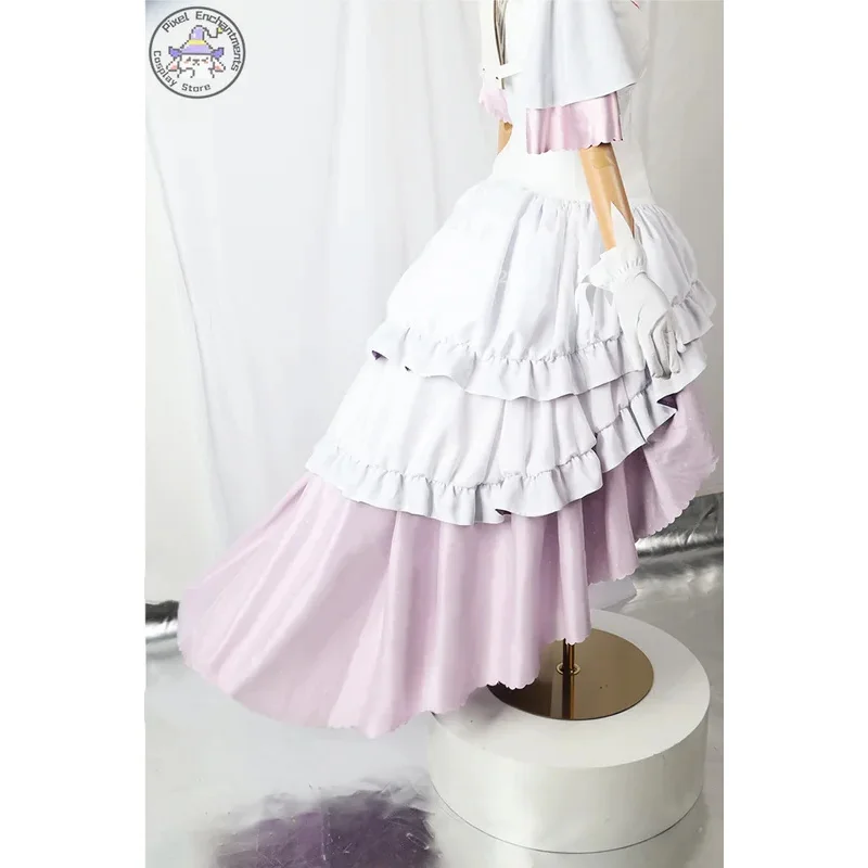 มาโดกะ คานาเมะ'ชุดเทพธิดาคอสเพลย์เครื่องแต่งกายสีขาวไหลชุดผู้หญิงชุดเสื้อผ้าสองมิติอะนิเมะ-ได้รับอนุญาต