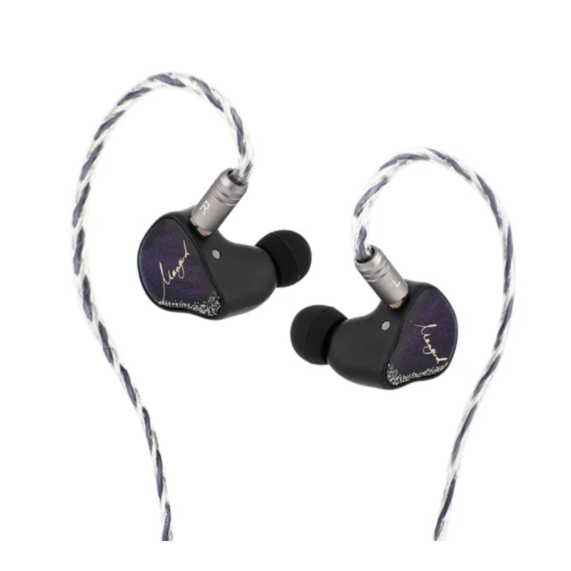 Xenns Mangird Tea Pro 2024 Updated 6BA + 2DD Hybrid Higher Performance IEM Hifi Headphones with Xenns Custom Cable