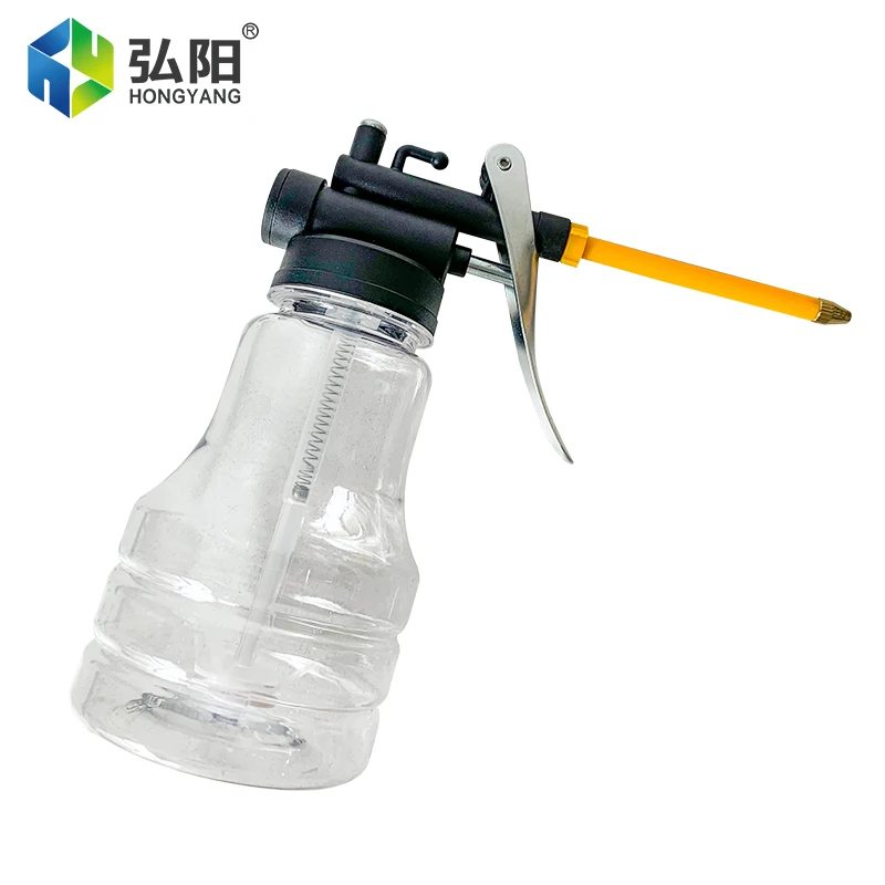 250ml Oil Tank Plastic Transparent Oiler Plastic Hose Oil Tank High Pressure Oil Gun CNC Machine Tool Oil Gun