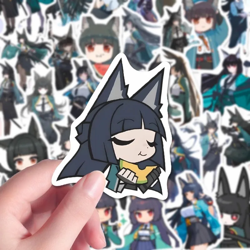 10/55Pcs Game Zenless Zone Zero Figures Hoshimi Miyabi Stickers Anime Cartoon Kids Toys Decals DIY Sticker