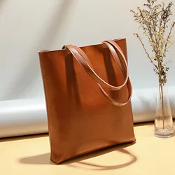 Cow Genuine Leather Ladies Shoulder Bags Big Women Leather Handbags Female Totes Hand Bags Designer Luxury Famous Brand Bag 2024