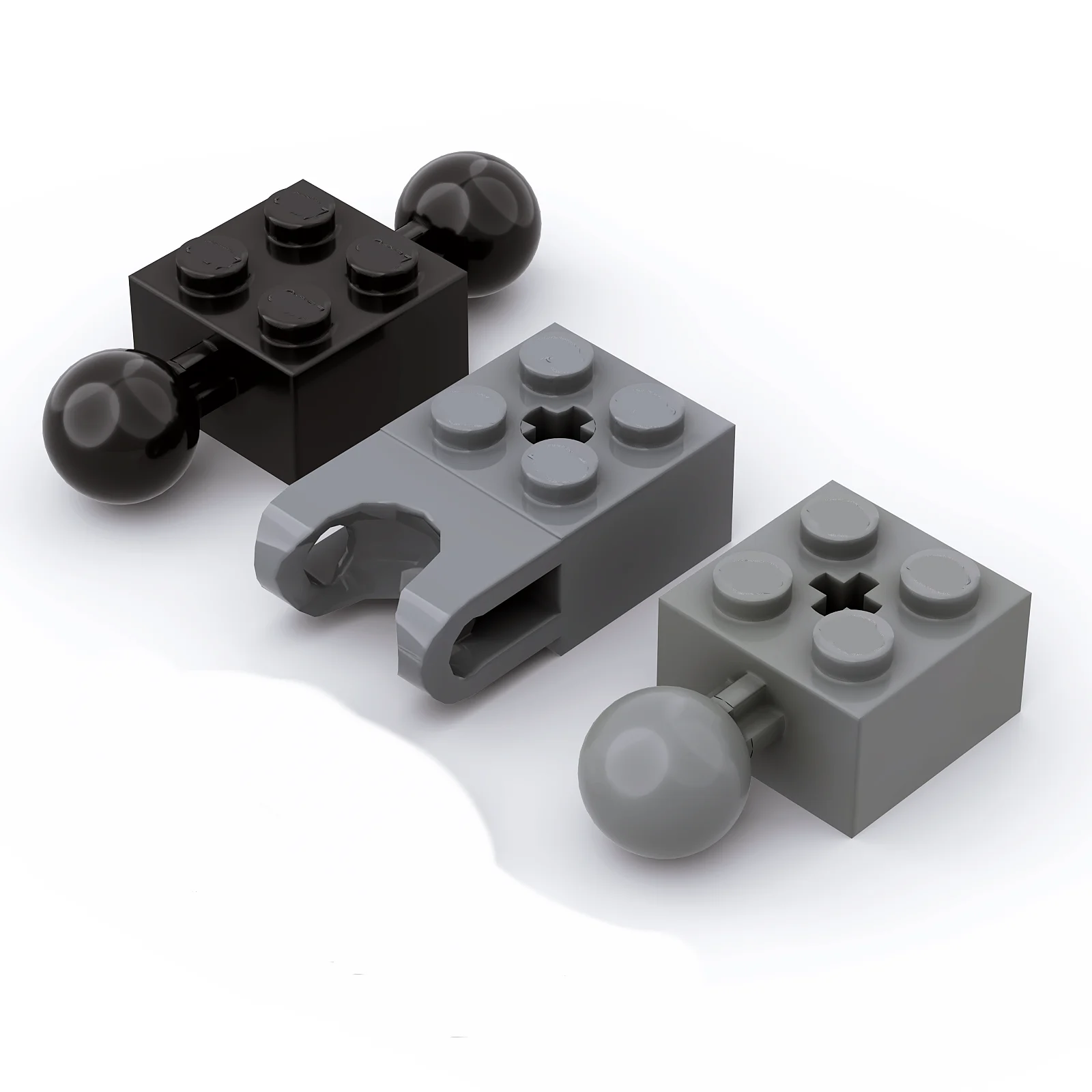 10 Pcs Buildings Blocks Parts 92013 57909 17114 50923 93571 Mecha Joint With Ball Connector High-Tech Kid Gift DIY MOC Set