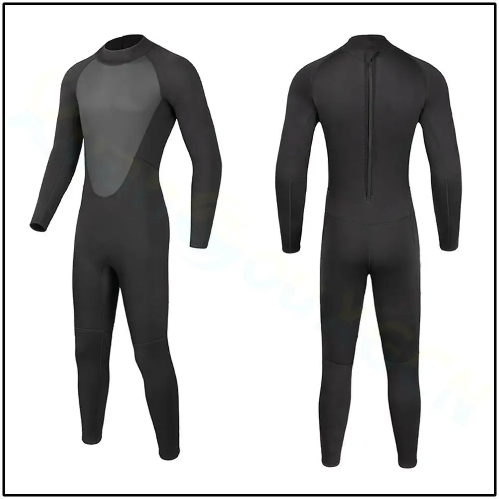 

3MM Neoprene Wetsuit Men Women back Zipper Diving Suit for Snorkeling Scuba Diving Swimming Kayaking KiteSurfing Full Wetsuit