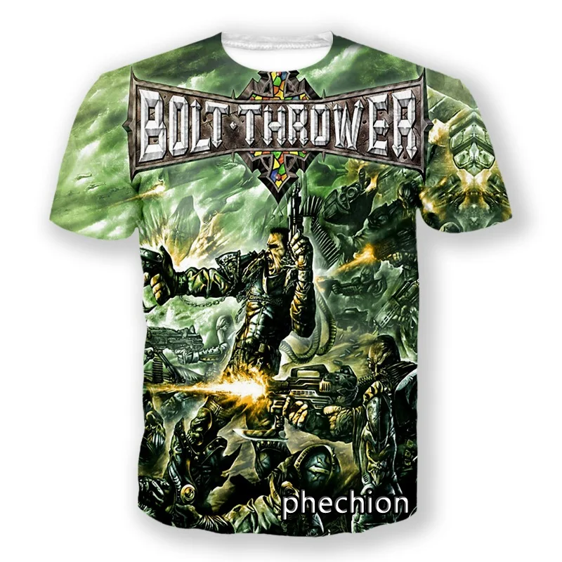 Classic Death Metal Band Bolt Thrower 3D Printed Men Women Short Sleeves T-shirts Fashion Summer Vintage Hip Hop Street Tees Top