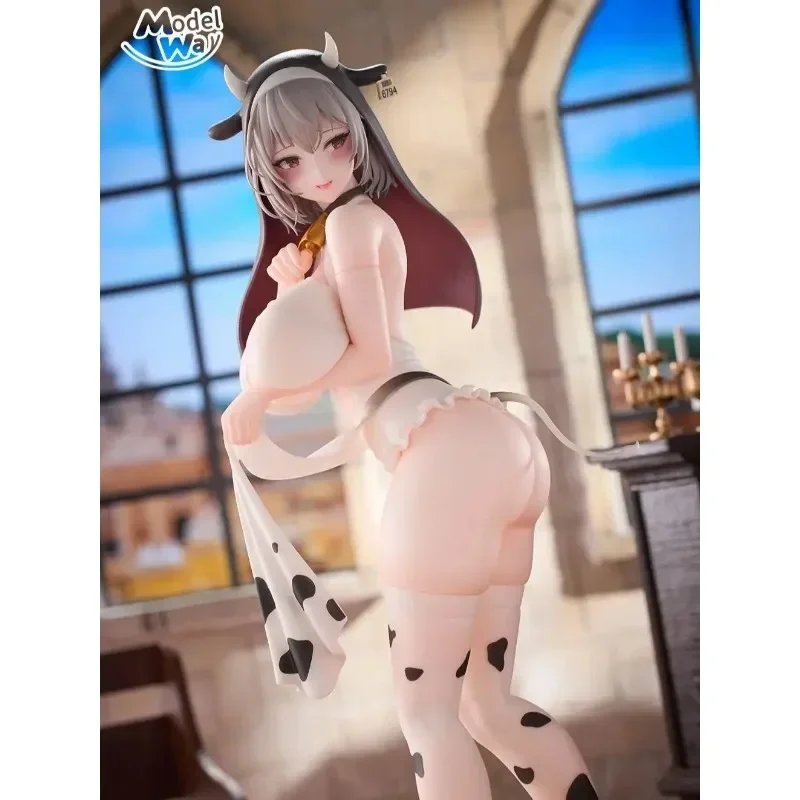 

Original Way Cow Sister Ouko Milk Girl PVC Sexy Model 28cm Action Figures Model Toys Collectible Hoilday Boys Gifts In Stock