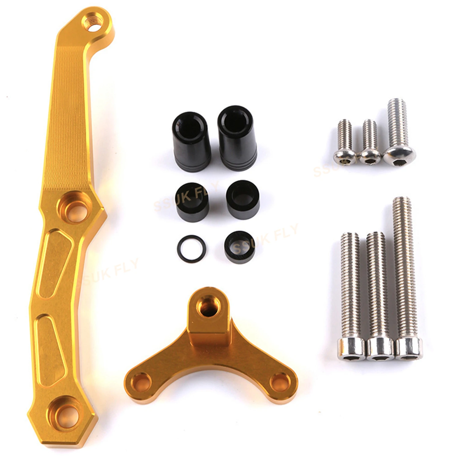 Motorcycle Steering Damper Linear Stabilizer Bracket Mount Support Kit For KAWASAKI Z800  2013-2018